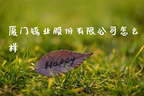 厦门钨业股份有限公司怎么样_https://m.kuaijiepai.net_货币基金_第1张