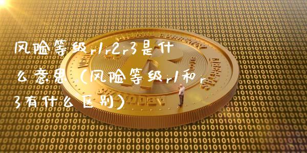 风险等级r1r2r3是什么意思(风险等级r1和r3有什么区别)_货币基金_第1张_货币基金_债券投资_股票交易_资产证券化 风险等级r1r2r3是什么意思(风险等级r1和r3有什么区别)_https://m.kuaijiepai.net_货币基金_第1张
