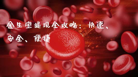金生宝提现全攻略：快速、安全、便捷_https://m.kuaijiepai.net_资产证券化_第1张