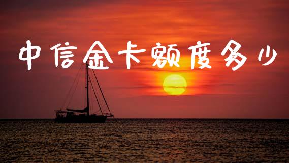 中信金卡额度多少_https://m.kuaijiepai.net_货币基金_第1张