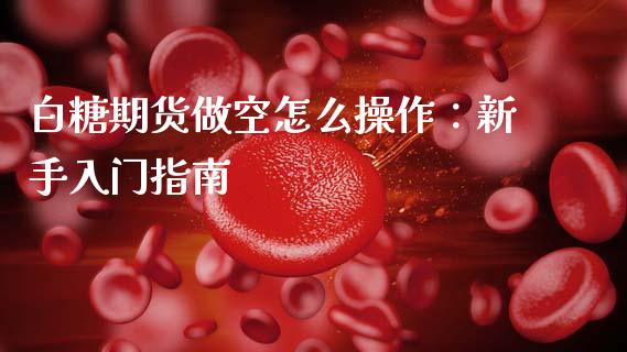 白糖期货做空怎么操作：新手入门指南_https://m.kuaijiepai.net_债券投资_第1张