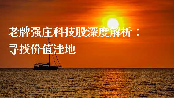 老牌强庄科技股深度解析：寻找价值洼地_https://m.kuaijiepai.net_货币基金_第1张