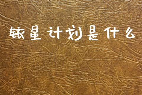铱星计划是什么_https://m.kuaijiepai.net_资产证券化_第1张