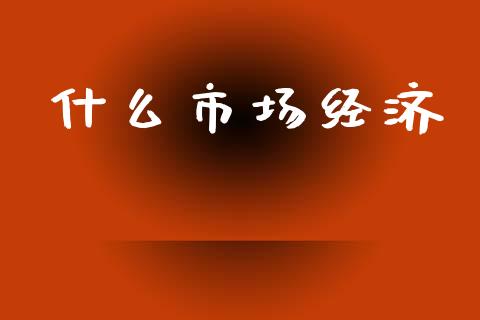 什么市场经济_https://m.kuaijiepai.net_债券投资_第1张