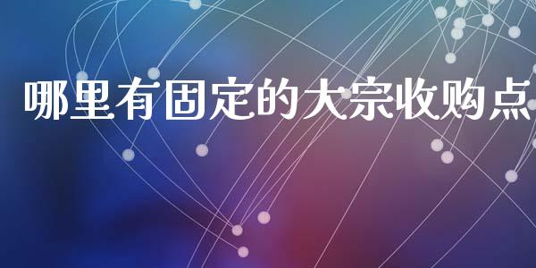 哪里有固定的大宗收购点_https://m.kuaijiepai.net_债券投资_第1张