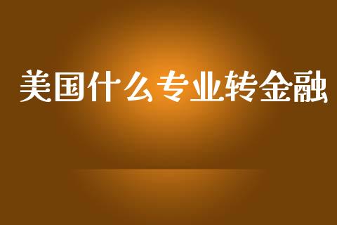 美国什么专业转金融_https://m.kuaijiepai.net_债券投资_第1张