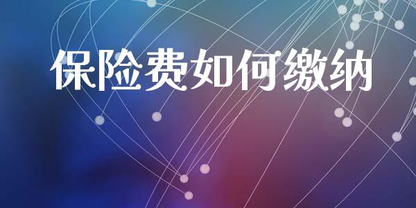 保险费如何缴纳_https://m.kuaijiepai.net_股票交易_第1张