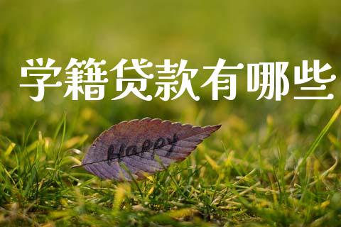 学籍贷款有哪些_https://m.kuaijiepai.net_货币基金_第1张