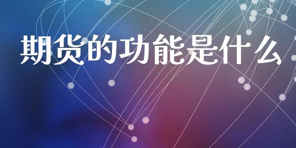 期货的功能是什么_债券投资_第1张_货币基金_债券投资_股票交易_资产证券化 期货的功能是什么_https://m.kuaijiepai.net_债券投资_第1张