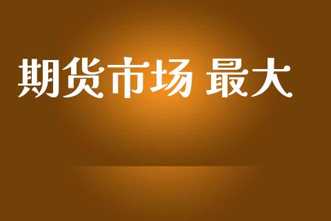 期货市场 最大_https://m.kuaijiepai.net_货币基金_第1张