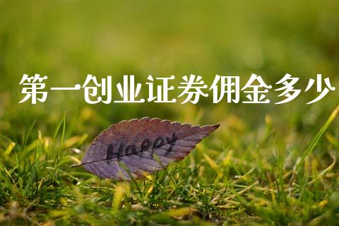 第一创业证券佣金多少_https://m.kuaijiepai.net_股票交易_第1张