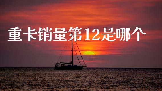 重卡销量第12是哪个_https://m.kuaijiepai.net_股票交易_第1张