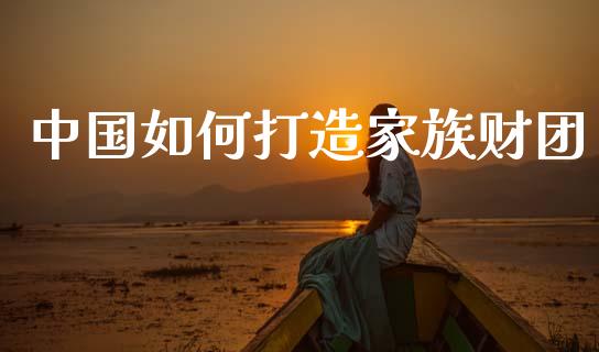 中国如何打造家族财团_https://m.kuaijiepai.net_资产证券化_第1张