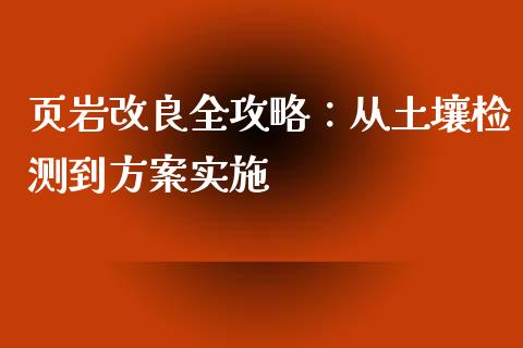 页岩改良全攻略：从土壤检测到方案实施_https://m.kuaijiepai.net_股票交易_第1张