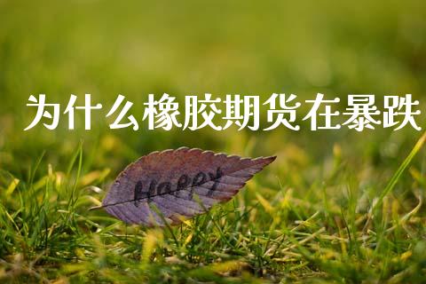 为什么橡胶期货在暴跌_https://m.kuaijiepai.net_货币基金_第1张