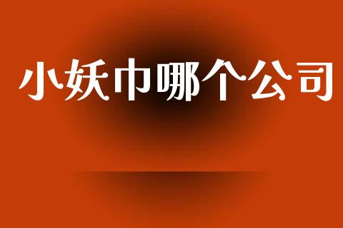 小妖巾哪个公司_https://m.kuaijiepai.net_股票交易_第1张