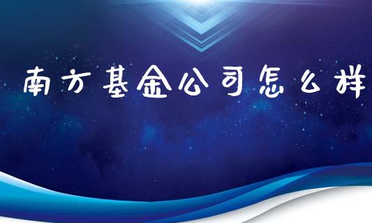 南方基金公司怎么样_https://m.kuaijiepai.net_债券投资_第1张