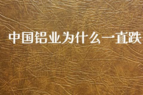 中国铝业为什么一直跌_https://m.kuaijiepai.net_债券投资_第1张