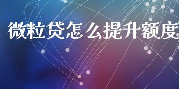微粒贷怎么提升额度_https://m.kuaijiepai.net_资产证券化_第1张