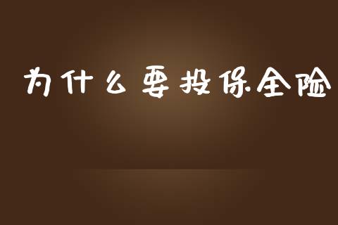 为什么要投保全险_https://m.kuaijiepai.net_资产证券化_第1张