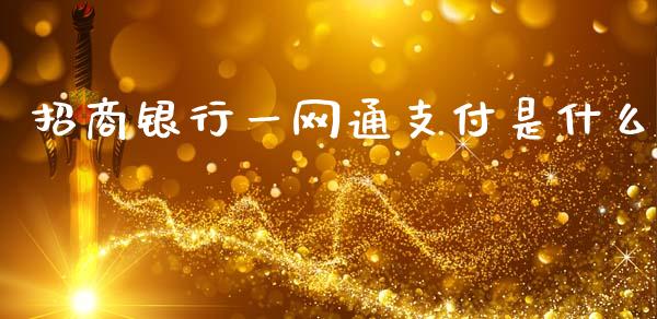 招商银行一网通支付是什么_https://m.kuaijiepai.net_股票交易_第1张