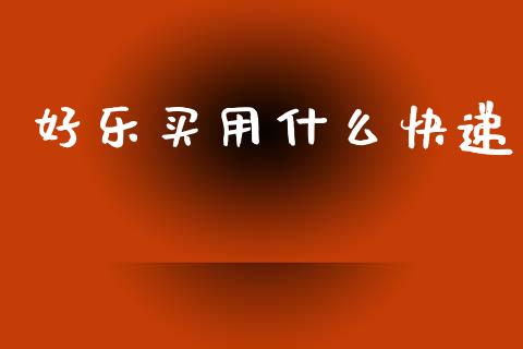 好乐买用什么快递_https://m.kuaijiepai.net_债券投资_第1张