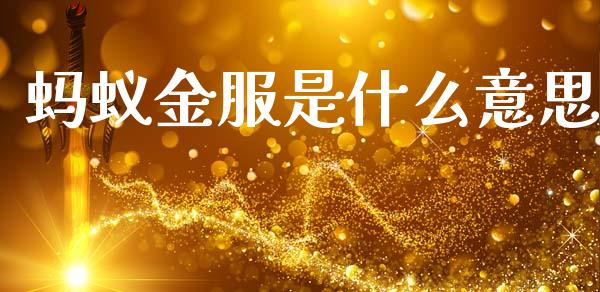 蚂蚁金服是什么意思_https://m.kuaijiepai.net_资产证券化_第1张