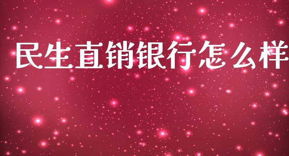 民生直销银行怎么样_https://m.kuaijiepai.net_股票交易_第1张