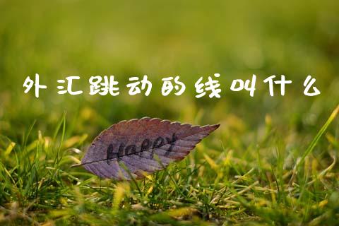 外汇跳动的线叫什么_https://m.kuaijiepai.net_股票交易_第1张