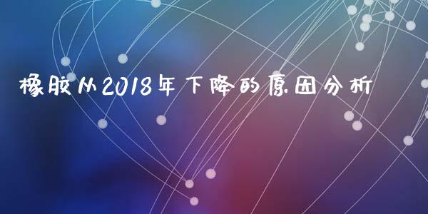 橡胶从2018年下降的原因分析_https://m.kuaijiepai.net_资产证券化_第1张
