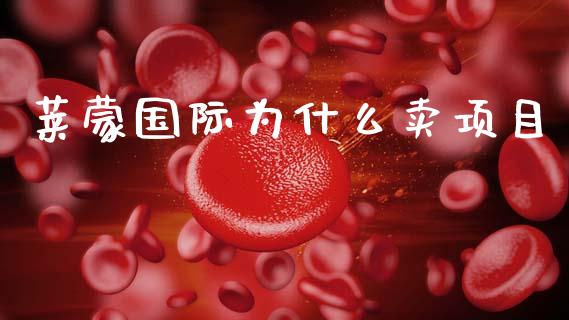 莱蒙国际为什么卖项目_https://m.kuaijiepai.net_货币基金_第1张
