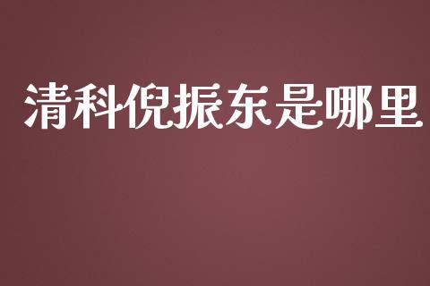 清科倪振东是哪里_https://m.kuaijiepai.net_货币基金_第1张