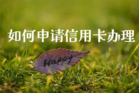 如何申请信用卡办理_https://m.kuaijiepai.net_货币基金_第1张