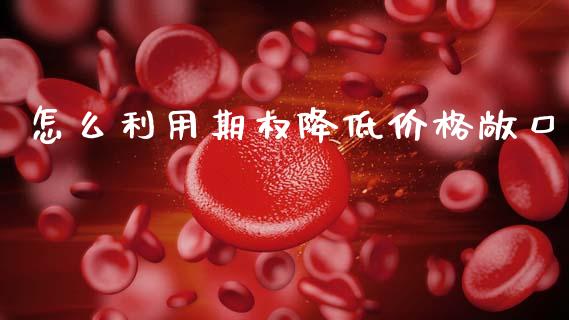 怎么利用期权降低价格敞口_https://m.kuaijiepai.net_股票交易_第1张