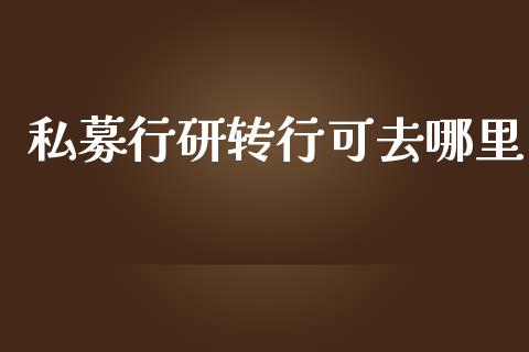 私募行研转行可去哪里_https://m.kuaijiepai.net_货币基金_第1张