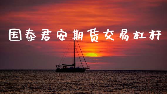 国泰君安期货交易杠杆_https://m.kuaijiepai.net_货币基金_第1张