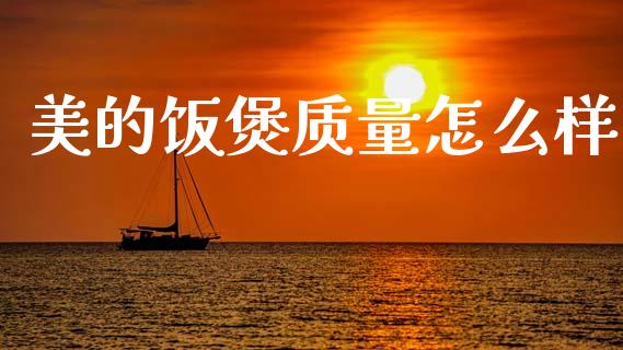 美的饭煲质量怎么样_https://m.kuaijiepai.net_债券投资_第1张
