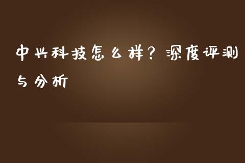 中兴科技怎么样？深度评测与分析_https://m.kuaijiepai.net_债券投资_第1张