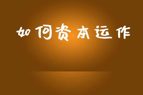 如何资本运作_https://m.kuaijiepai.net_债券投资_第1张
