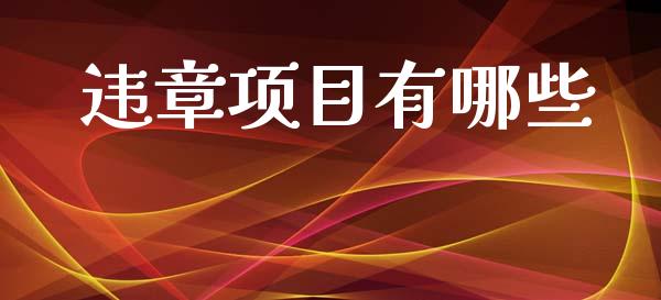 违章项目有哪些_https://m.kuaijiepai.net_债券投资_第1张