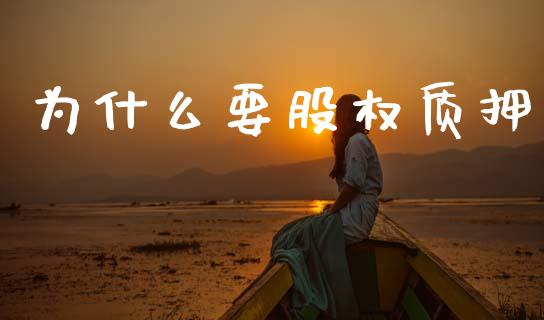 为什么要股权质押_https://m.kuaijiepai.net_资产证券化_第1张