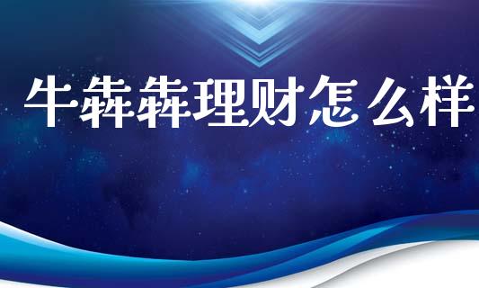 牛犇犇理财怎么样_https://m.kuaijiepai.net_货币基金_第1张