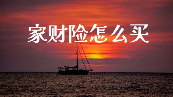 家财险怎么买_https://m.kuaijiepai.net_债券投资_第1张