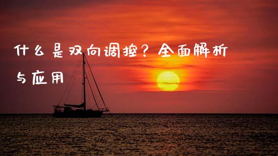 什么是双向调控？全面解析与应用_https://m.kuaijiepai.net_债券投资_第1张