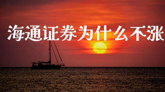 海通证券为什么不涨_https://m.kuaijiepai.net_资产证券化_第1张