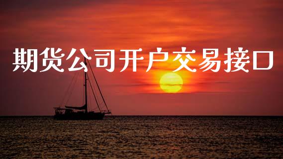 期货公司开户交易接口_https://m.kuaijiepai.net_货币基金_第1张