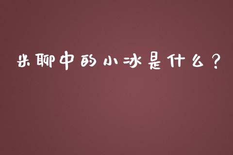 米聊中的小冰是什么？_https://m.kuaijiepai.net_货币基金_第1张
