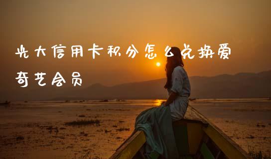 光大信用卡积分怎么兑换爱奇艺会员_https://m.kuaijiepai.net_债券投资_第1张