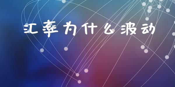 汇率为什么波动_https://m.kuaijiepai.net_货币基金_第1张