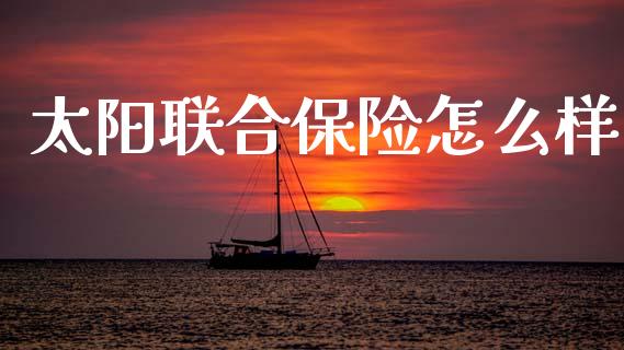 太阳联合保险怎么样_https://m.kuaijiepai.net_股票交易_第1张